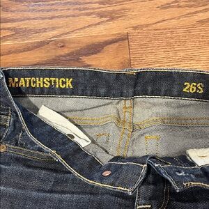 J Crew Matchstick Dark Wash Jeans 26S